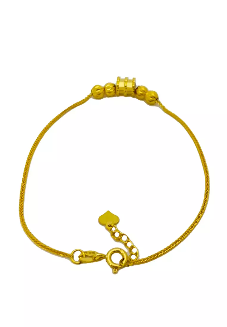 LITZ 916 (22K) Gold Bracelet LGB0293-17cm-2.66g+/-
