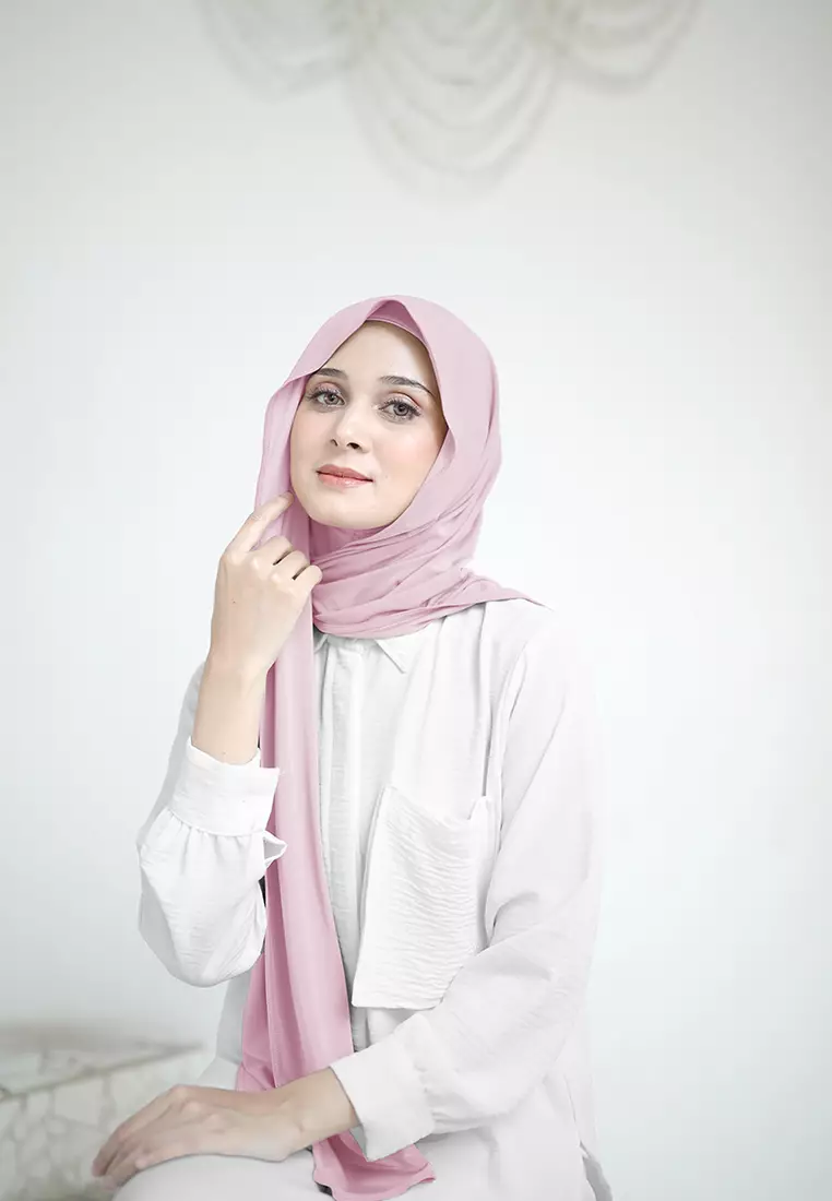 Cotton Bee - Pashmina Instan Freeya Curve Leher Jersey 