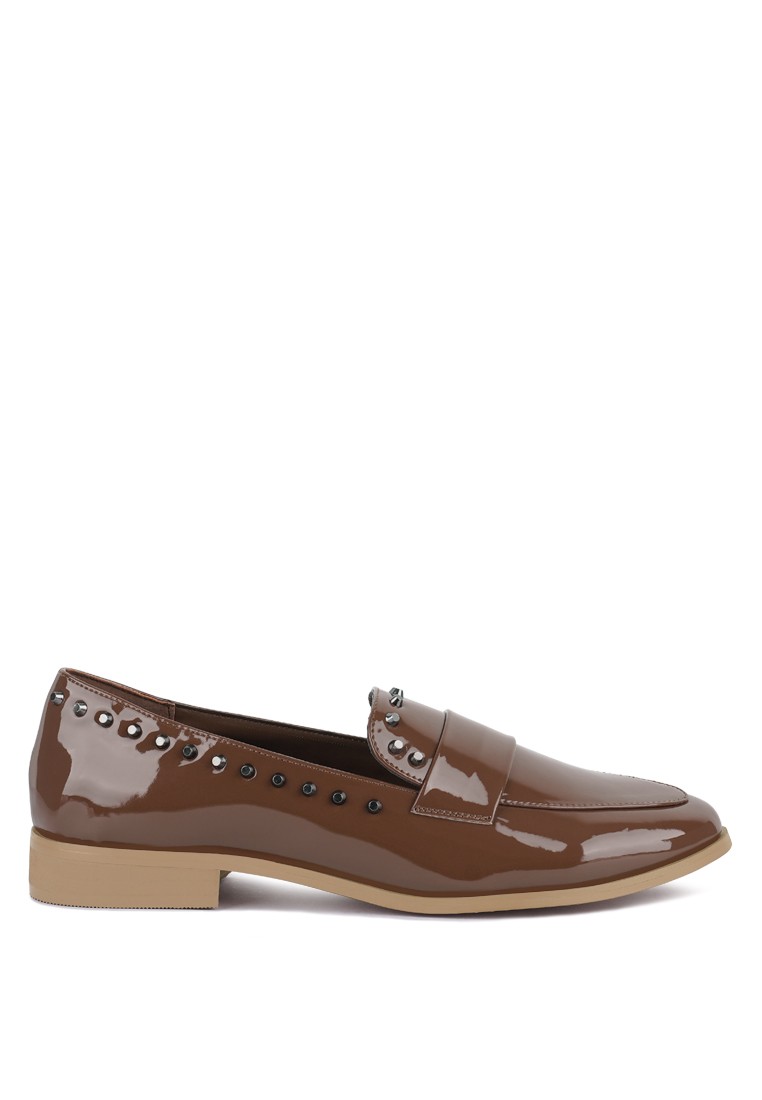 Tan Shine Forever Slip-On