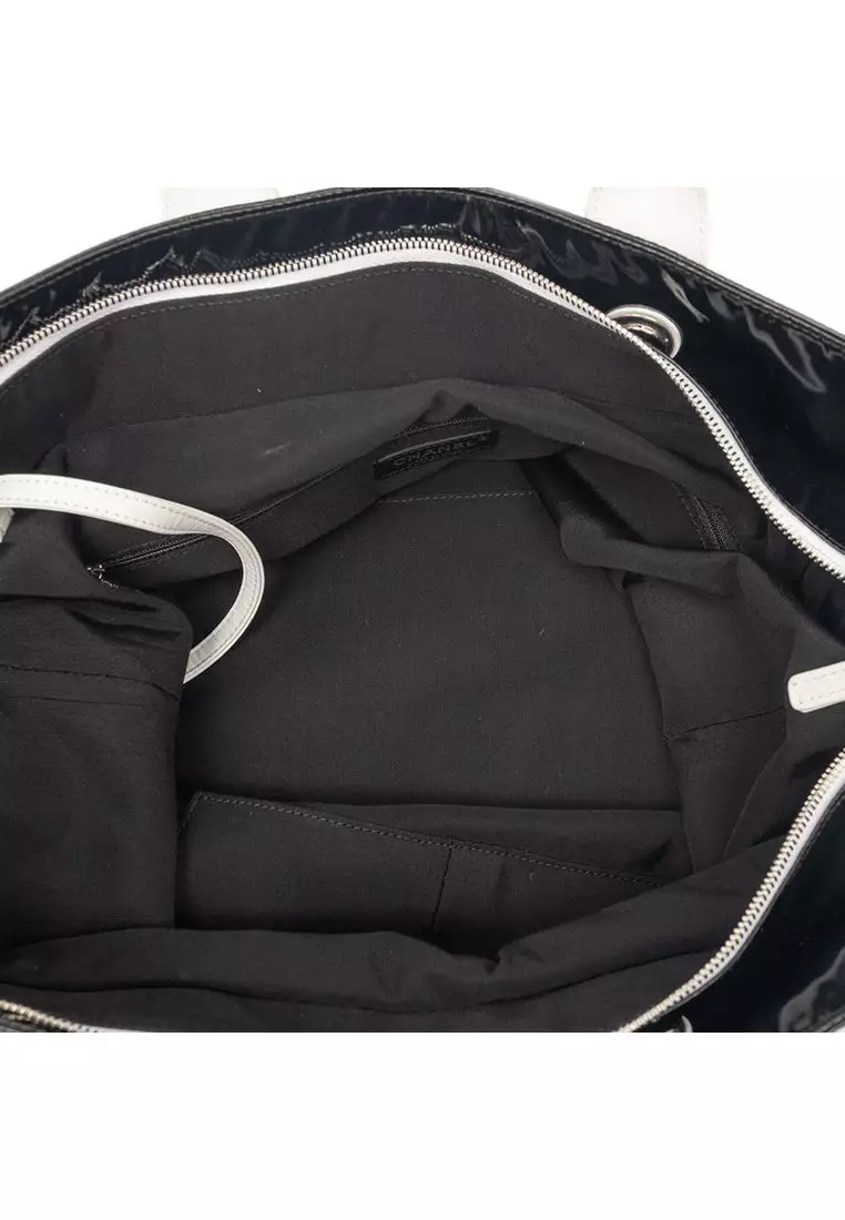 Pre-Loved Chanel Coated Canvas La Pausa Bay Shopping Satchel