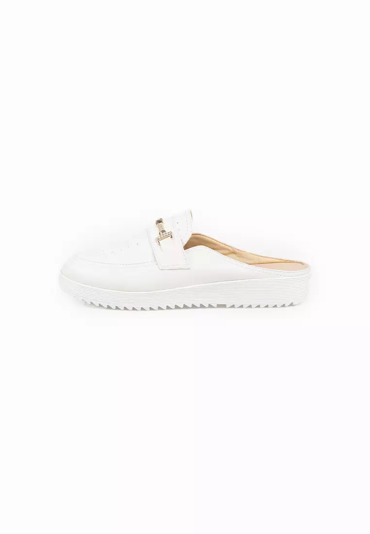 SEIS Lorin Sandal Wanita Slip On - WHITE