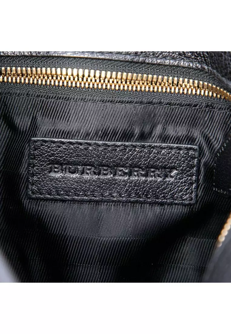 Pre-Loved Burberry Small Grained Calfskin Holyoake Crossbody