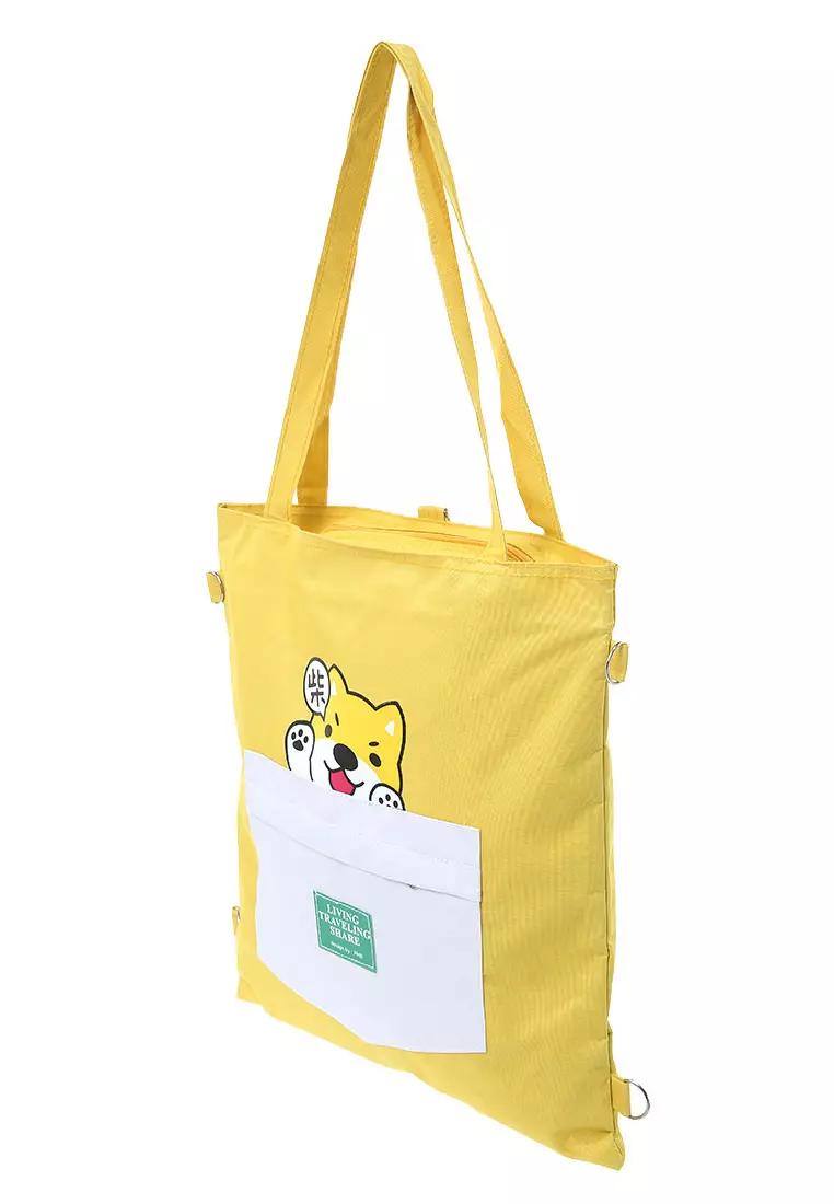 Kayla Tote bag Woman Quality Premium - Yellow