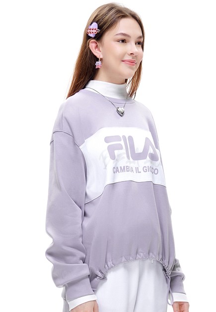 FILA Online Exclusive FUSION FILA Logo Color Blocks Sweatshirt 2023 | Buy Online | ZALORA Hong Kong