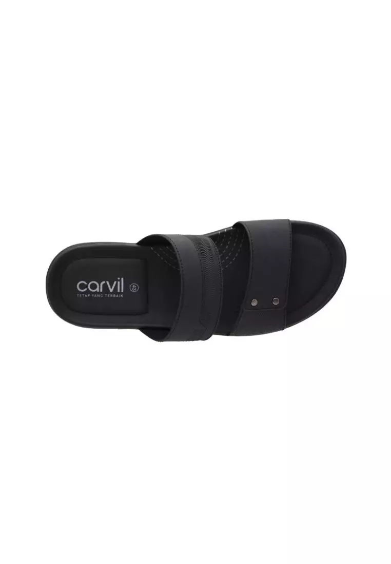 Carvil Sandal Pria Kevin 02-M BLACK