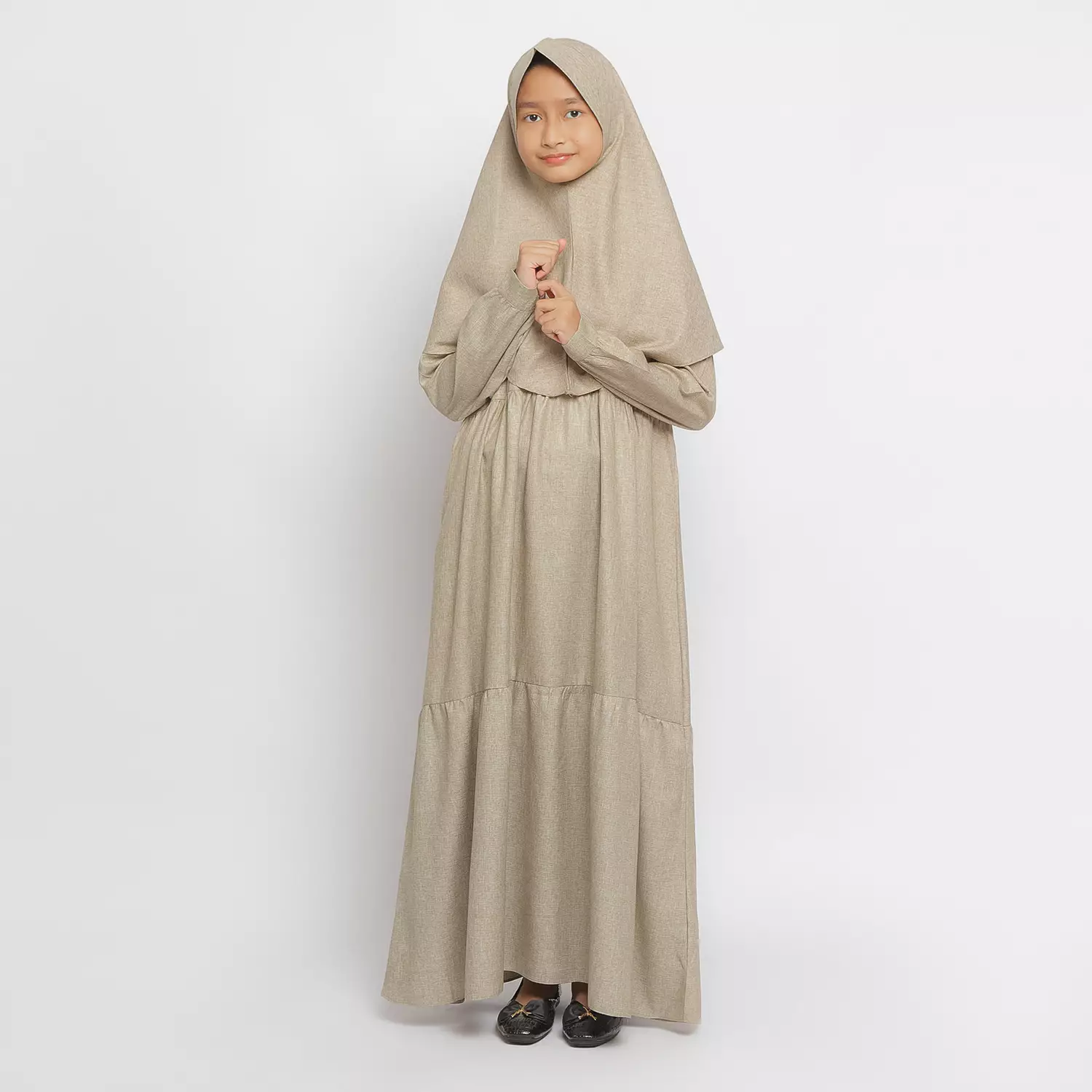 Gamis Anak GA 03 Cream