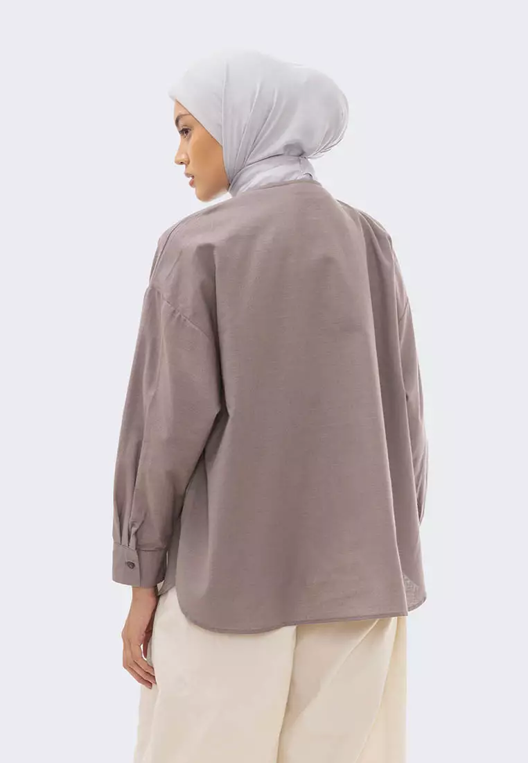 Ria Miranda Dark Grey Ariell Top