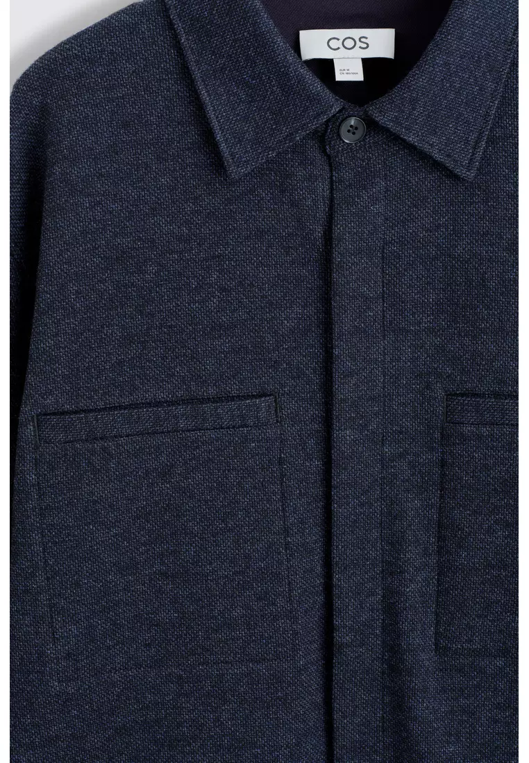 RELAXED JERSEY OVERSHIRT