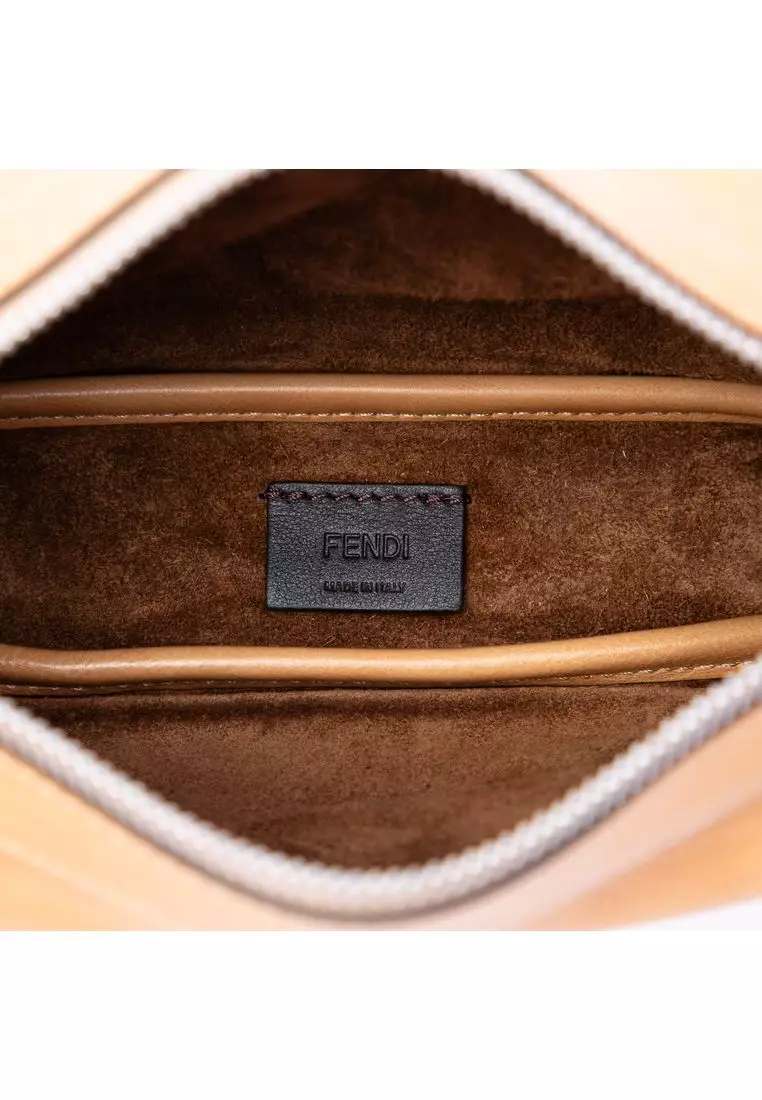 Pre-Loved Fendi Mini Calfskin Simply Handbag