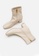 Twenty Eight Shoes beige VANSA Comfortable Elastic Upper Ankle Boots VSW-B31071 F5ECCSHCDDBA35GS_3