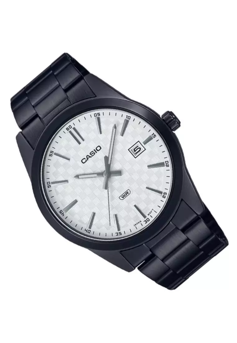 Casio Collection MTP-VD03B-7A – Orologio Uomo Quarz Con Quadranti Cronografi E Pulsanti