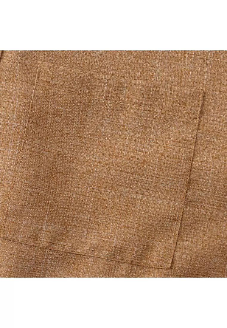 Cotton Linen Solid Color Shirt YL-C85