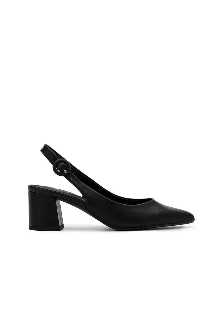 Discount on Nose  shoes - SKU: Chunky Slingback Heel Pump