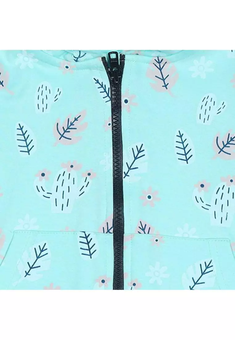 Cute Cactus Zipper Jacket