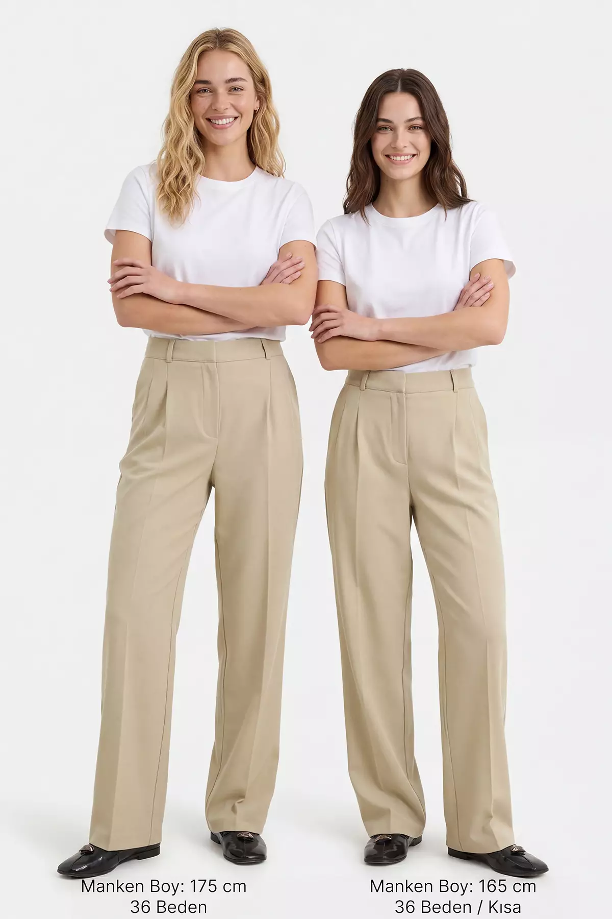 Mink Straight/Cut Pleated Woven Fabric Trousers Twoaw23Pl41