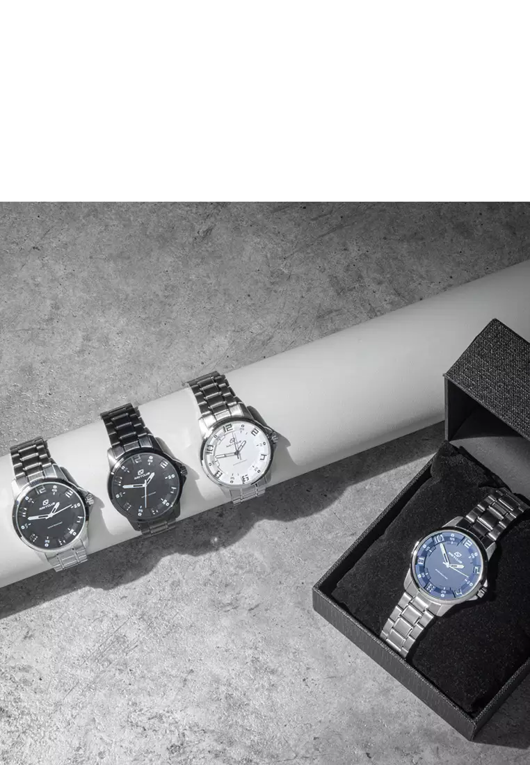 Navy Club Jam Tangan Pria Moreno- Stainless Steel Strap