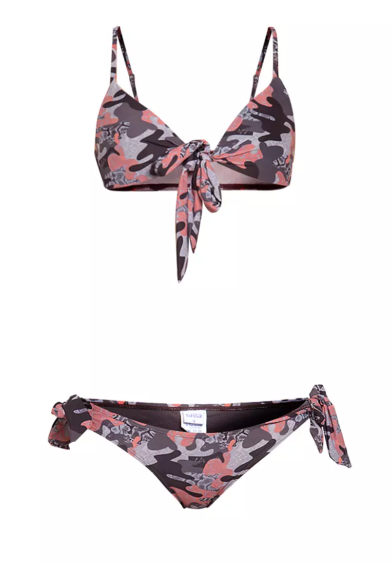 Camo Printed Bikini Set