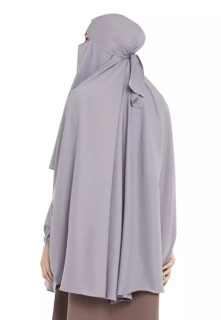 Queenza Zayidan French Khimar Hijab Jumbo Kanza - Abu