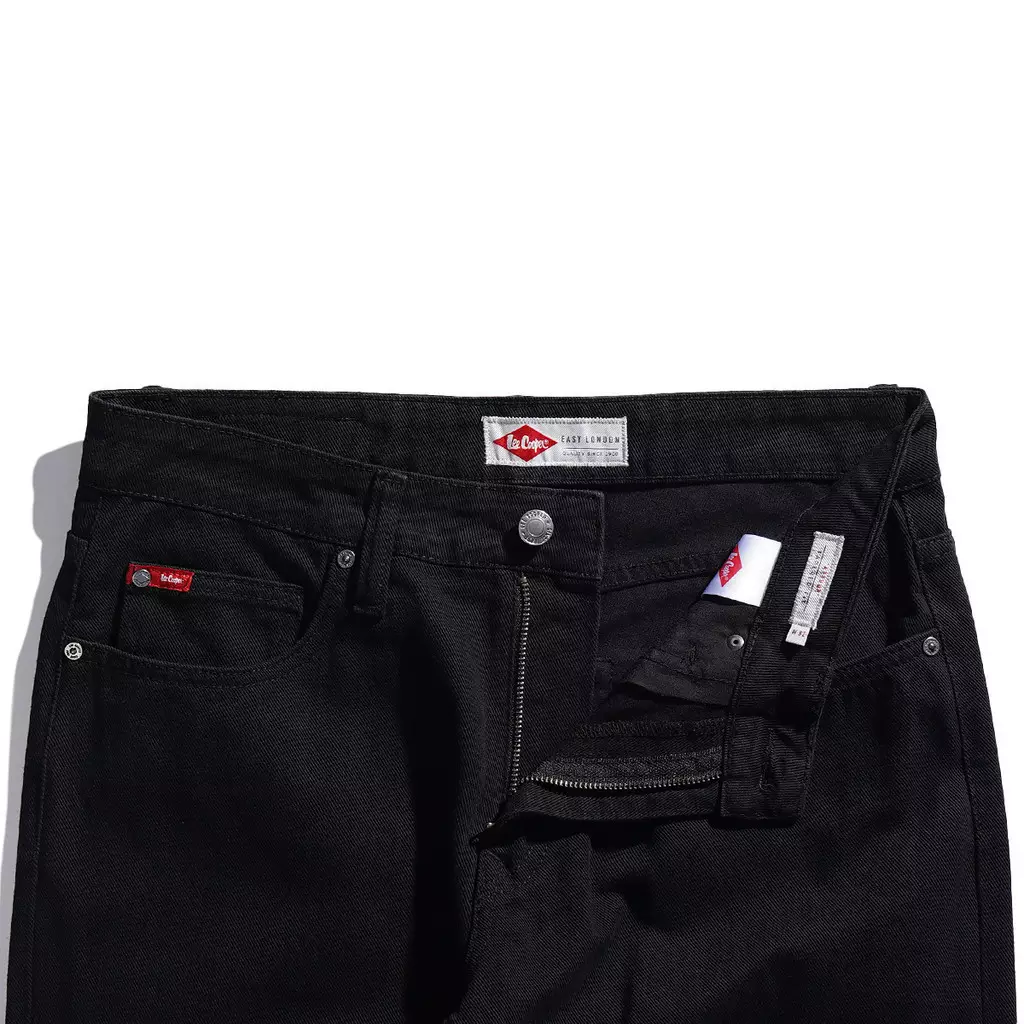 Lee Cooper Tapered Fit Jeans Arthur Raw-Medium Rinse Black Noir