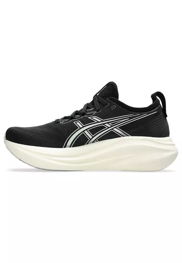 GEL-NIMBUS 27 (2E WIDE) MEN RUNNING SHOES (BLACK)