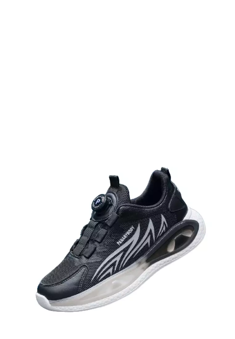 Sneakers Pria Kasual Sepatu Motif Tali Putar QN245