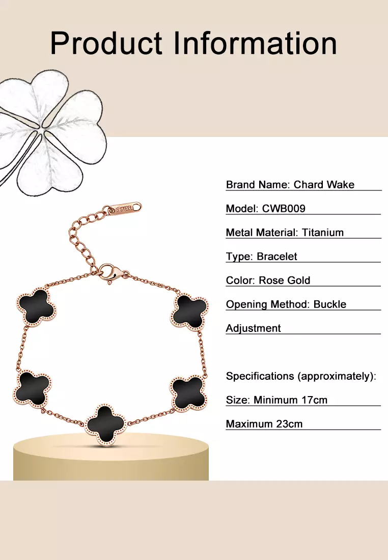 Gelang Titanium Wanita Korea Elegant Style Aksesoris Jewelry Cewek