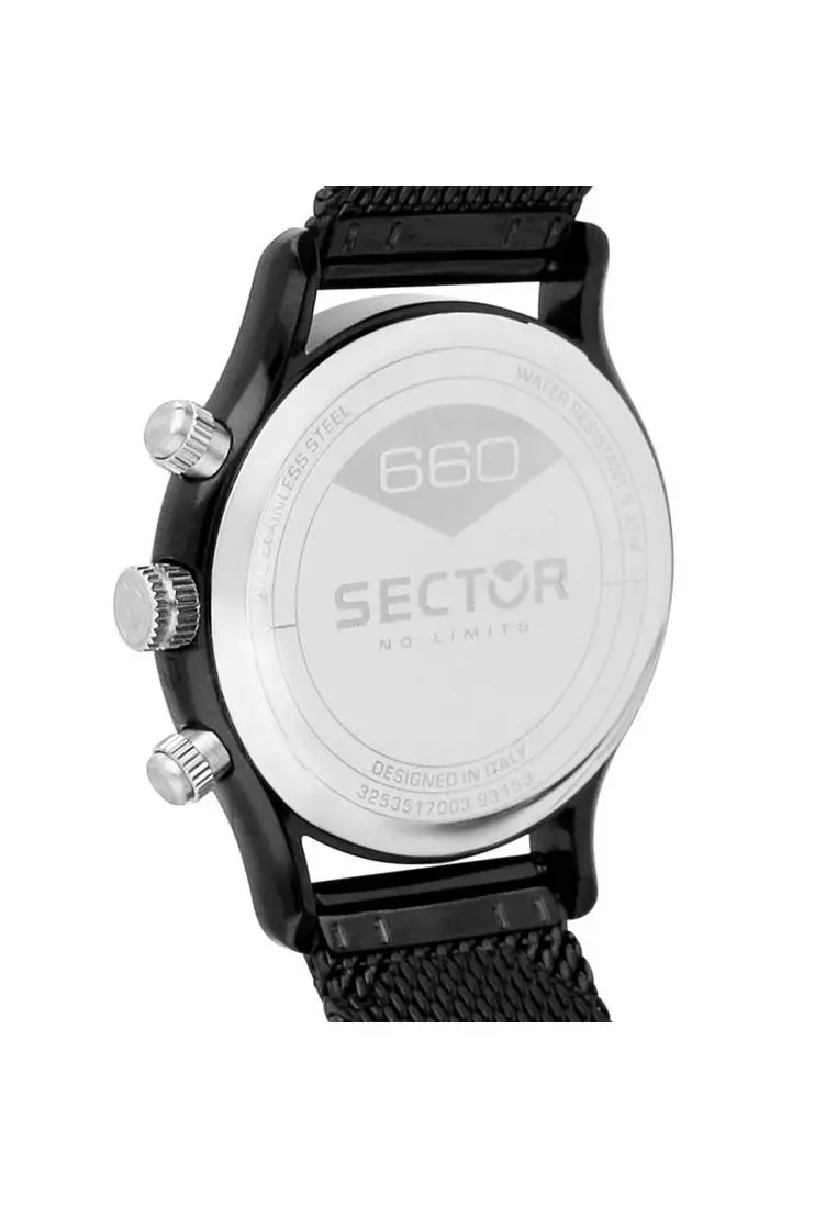 Buy Sector [3 Years Warranty] Sector 660 Collection 43mm Black