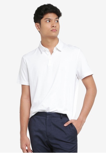 H&M white Slim Fit Polo Shirt 9F39DAAE1FAEAAGS_1