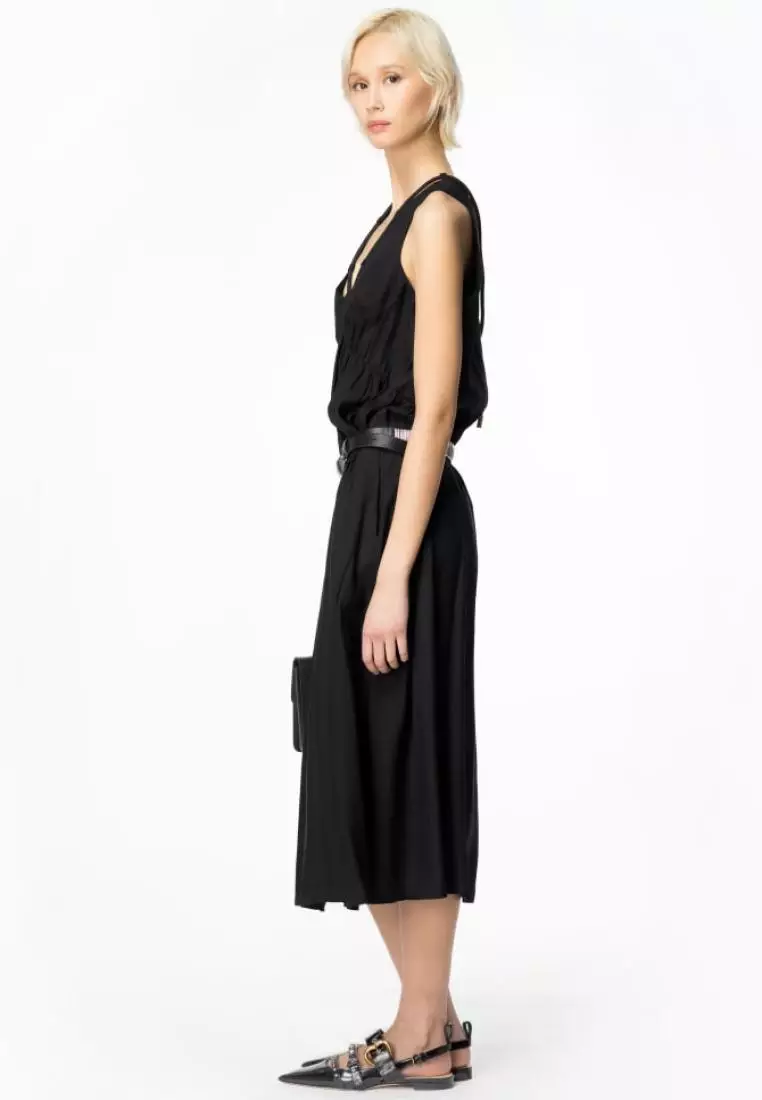 PINKO 24AW ドレス-ロング ブラック系 Made In Italy 楽天市場】ピンコ PINKO ワンピース ドレス レディース ブラック