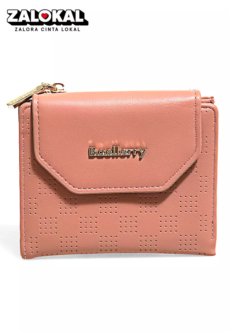 Dompet Wanita Model Pendek ELegant Design Many Slot Material Leather ORIGINAL