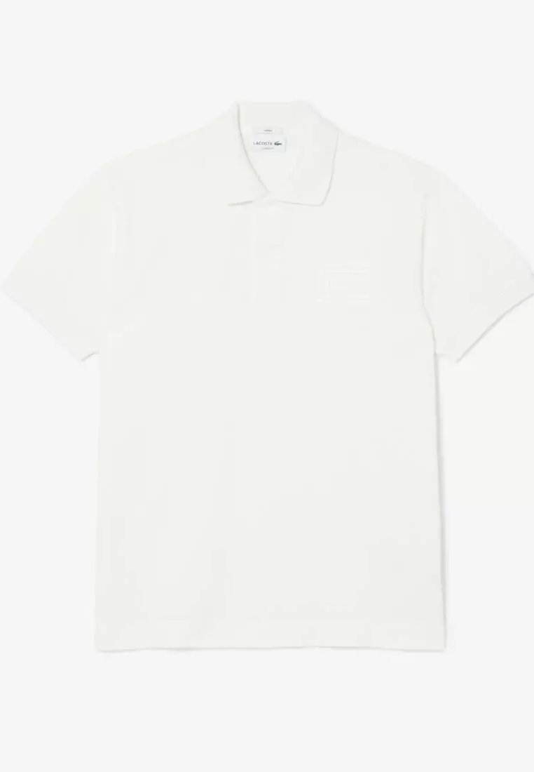 Classic Fit Embossed Branding Polo Shirt