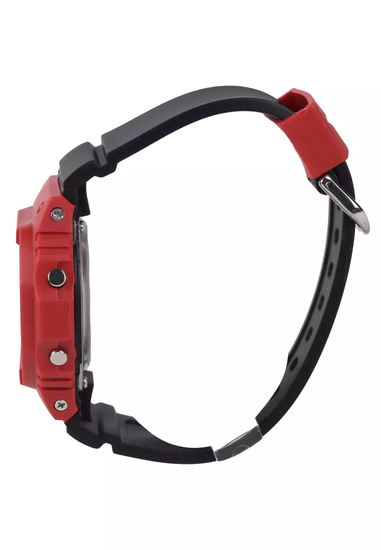 Jual Digitec Digitec - Jam Tangan Wanita - Red - Black Resin Strap ...