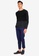 Sisley black Contrast Knit Sweater BFA30AA469D568GS_4