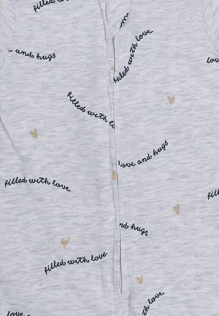 The Short Sleeve Zip Romper