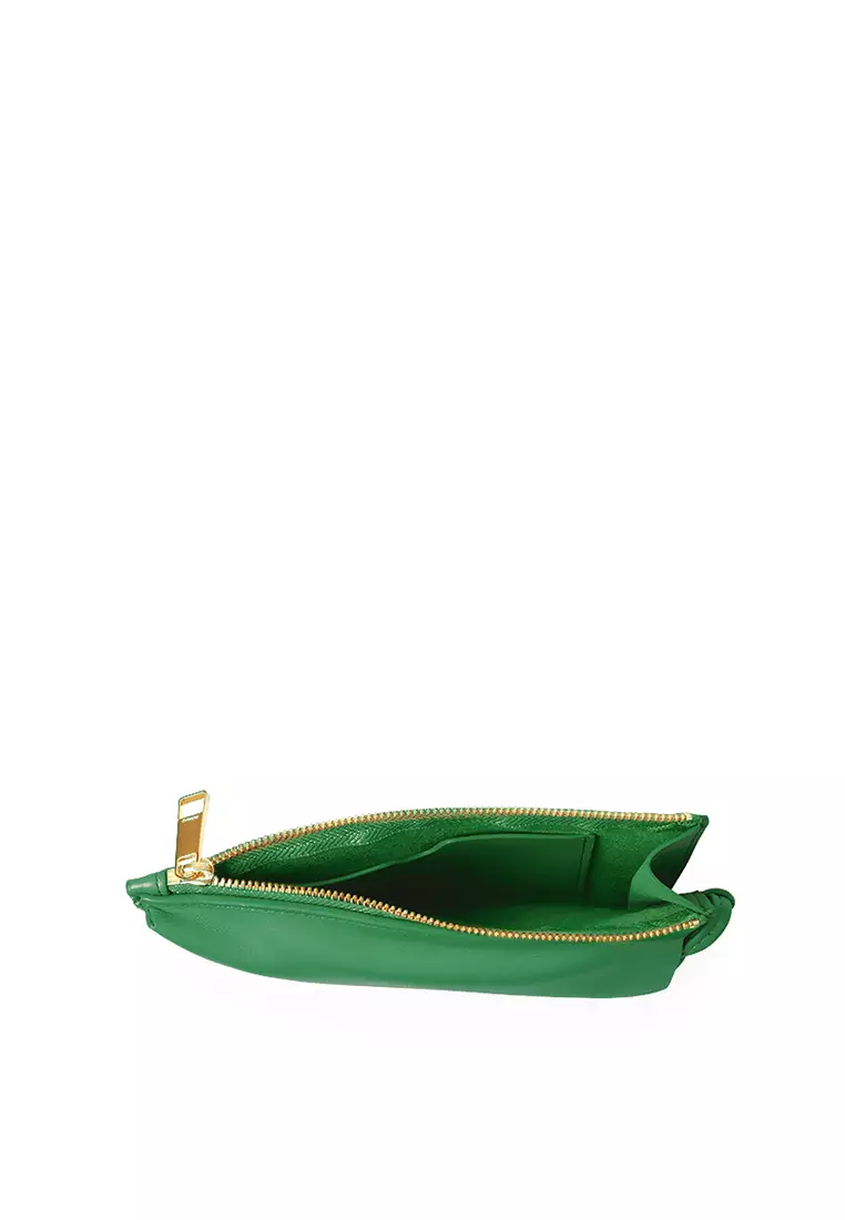 斜背手機小袋 - 鮮綠色