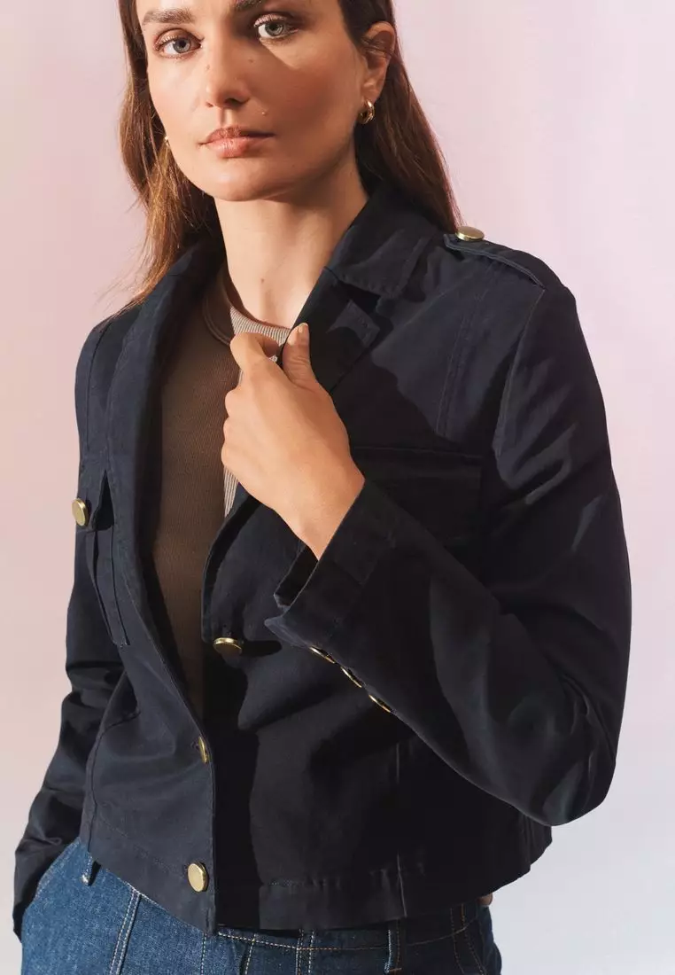 Buy NEXT Smart Cropped Jacket 2024 Online ZALORA Singapore