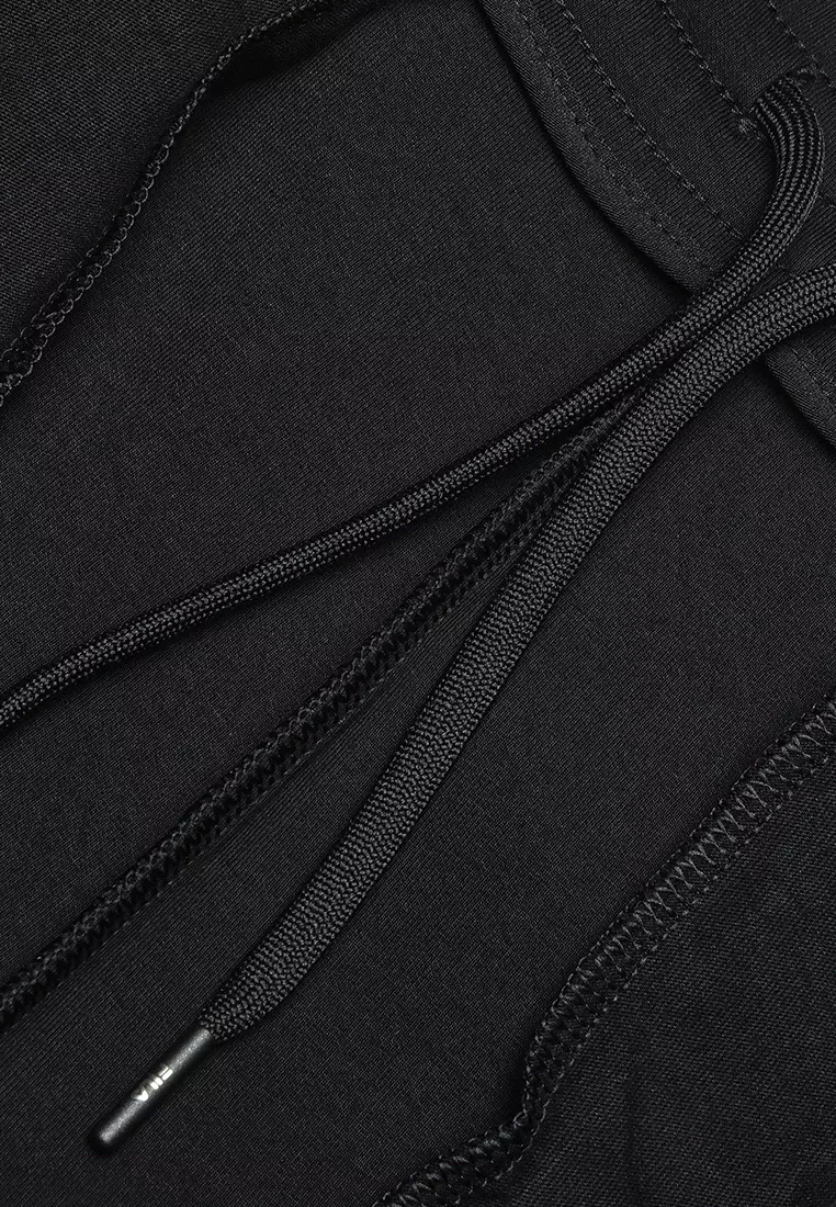 FILA CORE LIFESTYLE WHITE MILAN DESIGN WEEK Women Knit Pants (Black)