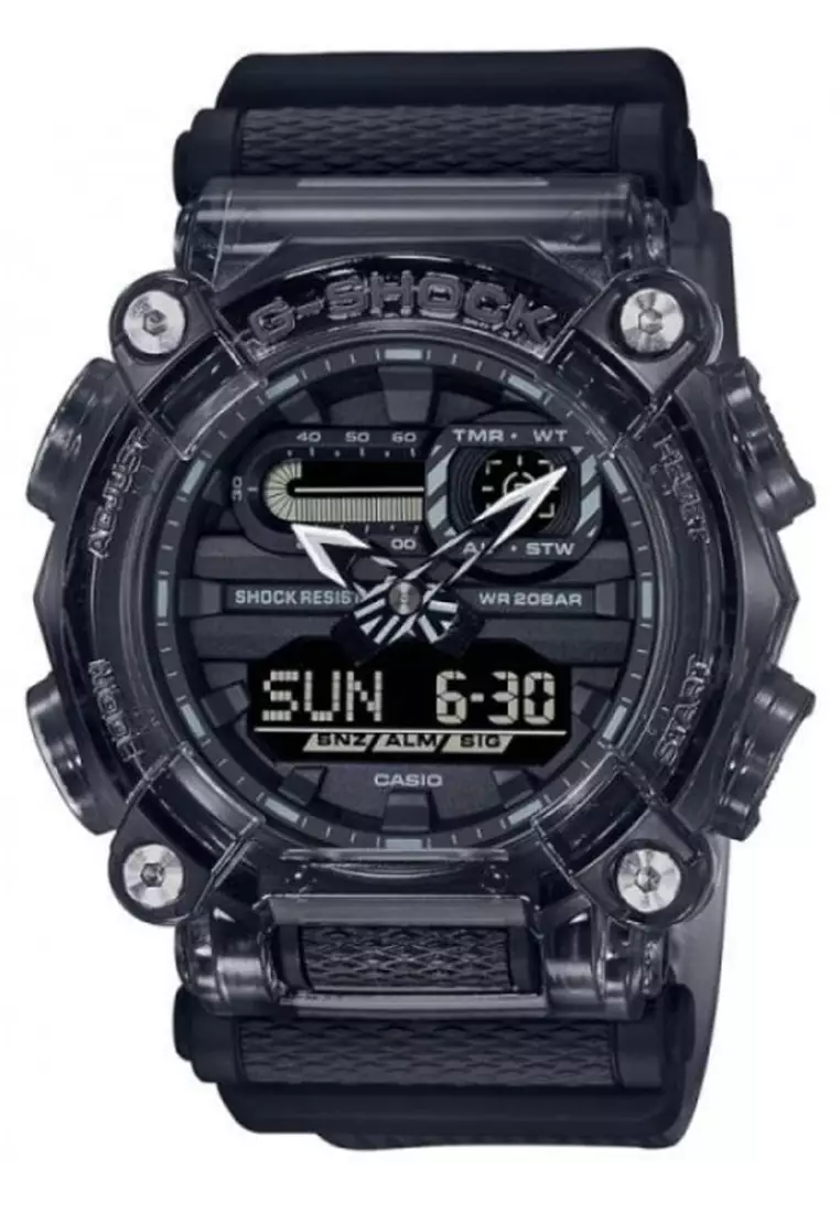 Jual CASIO CASIO G SHOCK GA 900SKE 8ADR BLACK TRANSPARAN Original
