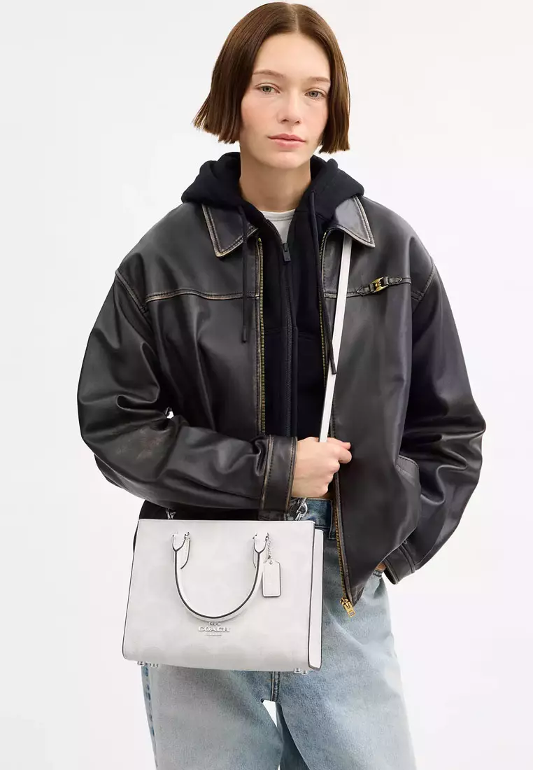 Maggie Small Tote Bag In Signature Canvas