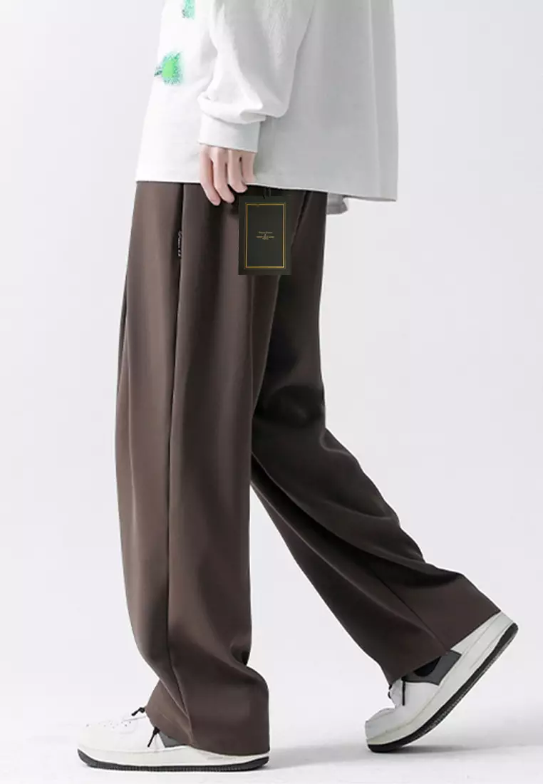 Drawstring Waist Wide-legged Pants LK-DPK2661