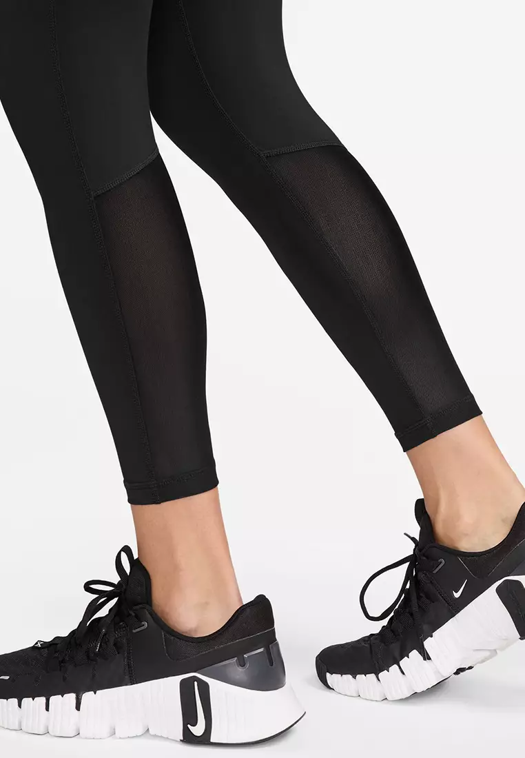 Pro Women's Mid-Rise 7/8 Mesh-Panel Graphic Leggings