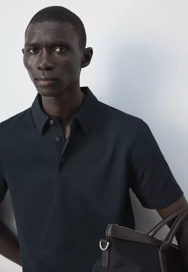 Slim Fit Piqué Polo Shirt