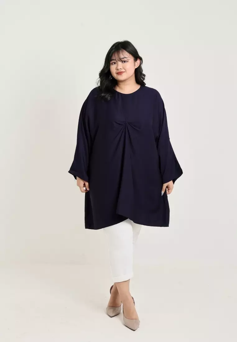 Plus Size Aluna Tunik Dusty Pink