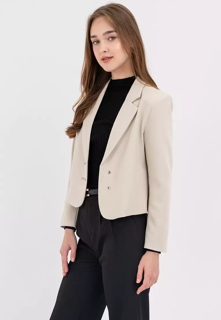 Short Relaxed Fit Blazer