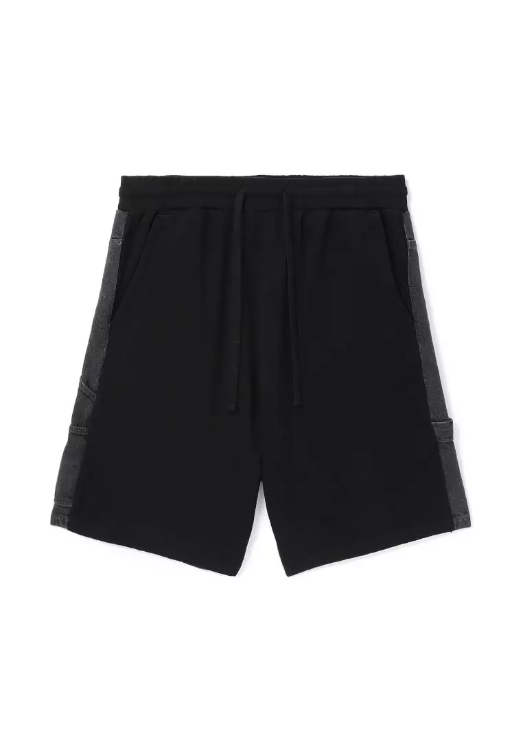 Buy Fivecm Terry patchwork shorts Online ZALORA Malaysia