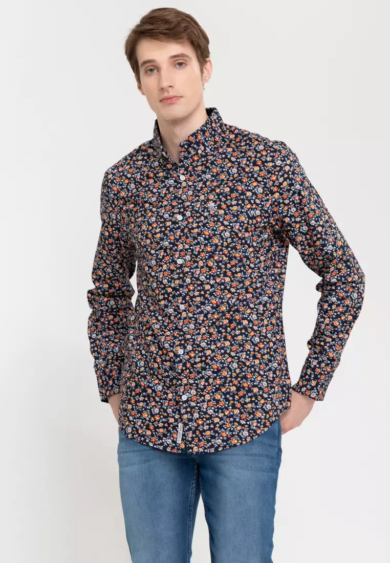 Original penguin top floral shirt