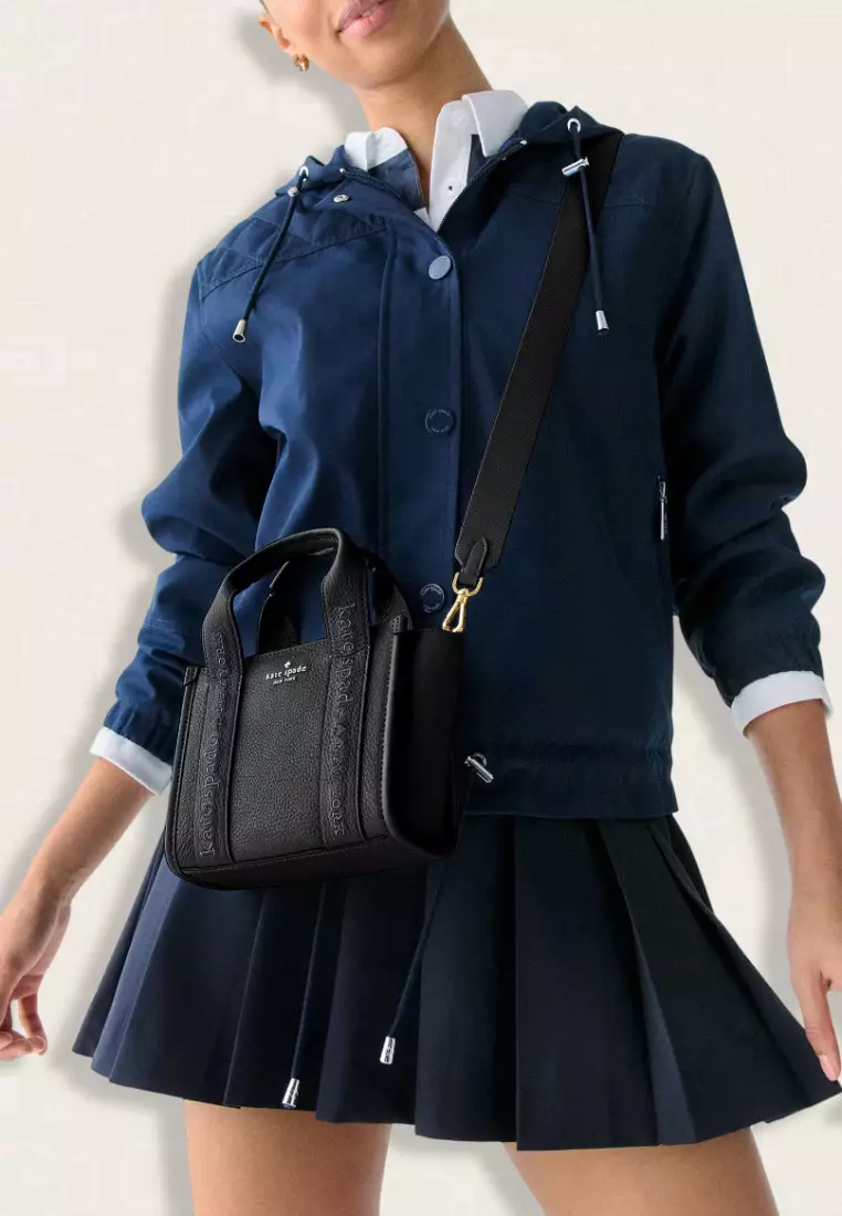 Kate Spade Kip Leather Mini Tote Black