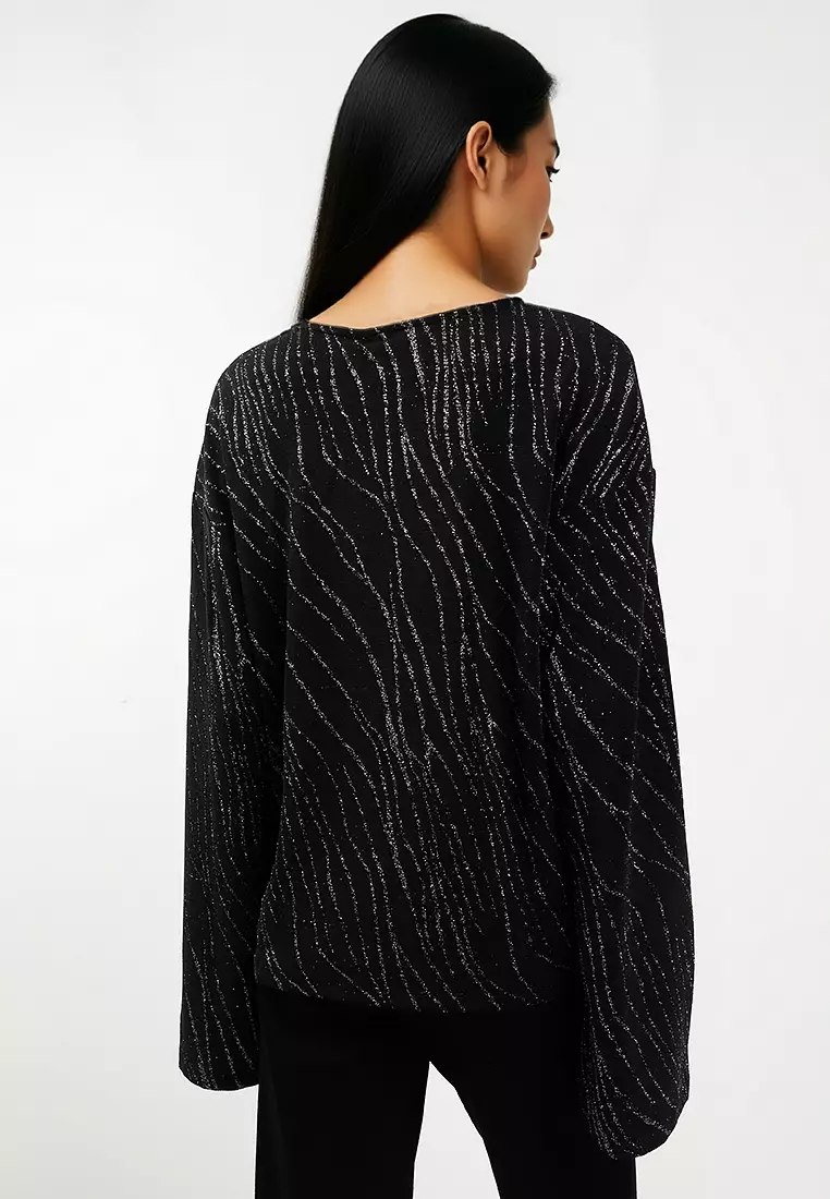 Long Sleeve Round Neck Top