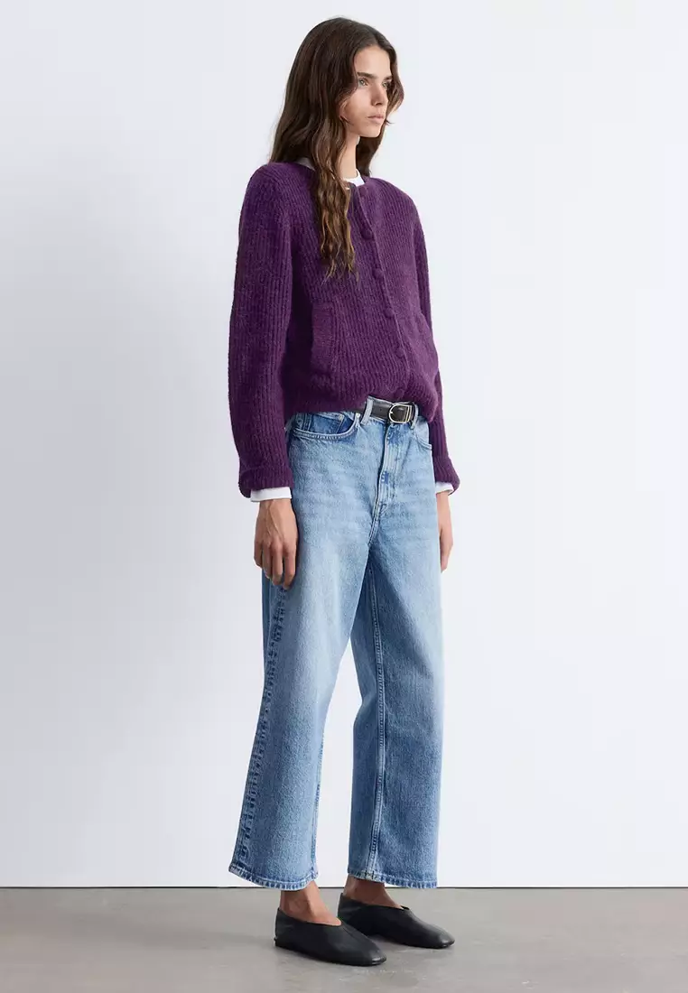 Rib-Knit Cardigan