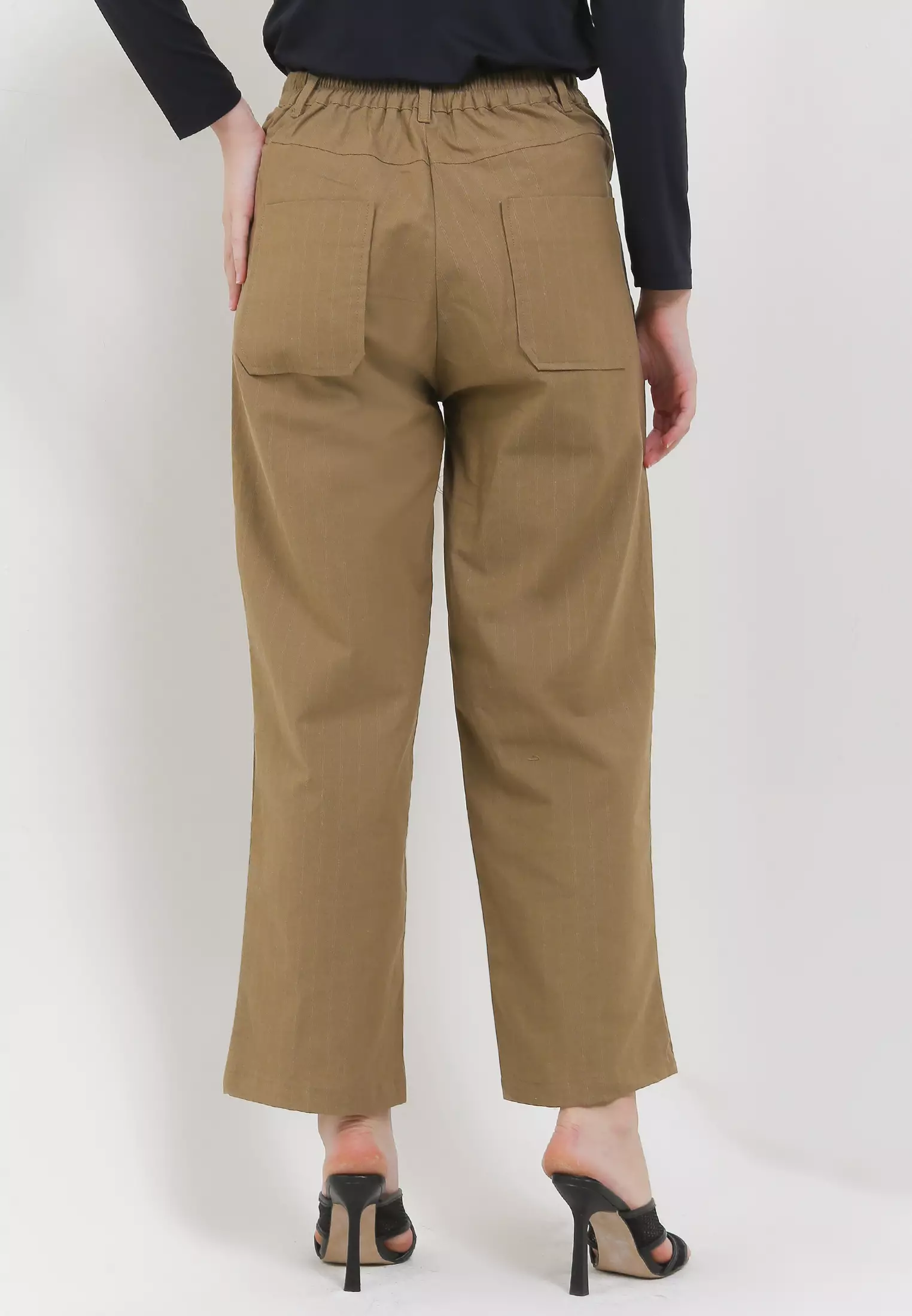 MFMW Denesha Celana Panjang Kulot Olive